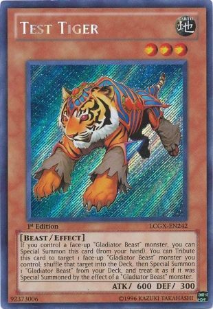 Test Tiger [LCGX-EN242] Secret Rare | The CG Realm