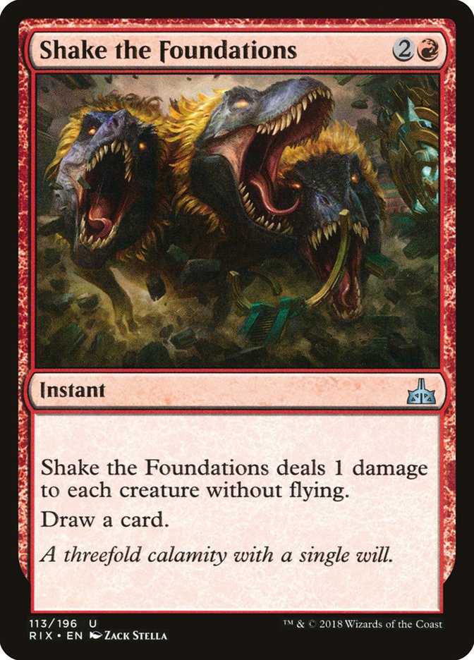 Shake the Foundations [Rivals of Ixalan] | The CG Realm
