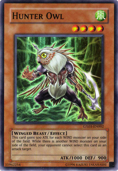 Hunter Owl [GX03-EN002] Super Rare | The CG Realm