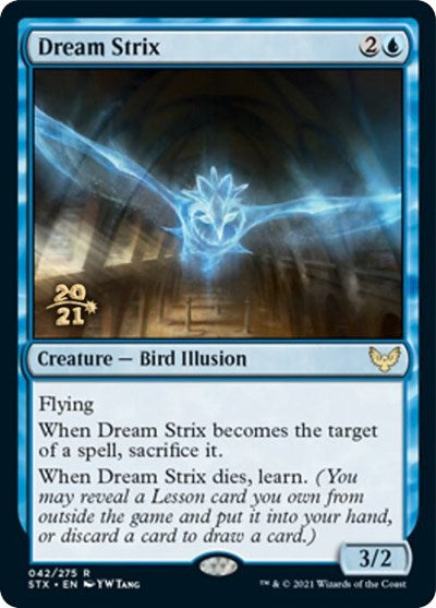 Dream Strix [Strixhaven: School of Mages Prerelease Promos] | The CG Realm