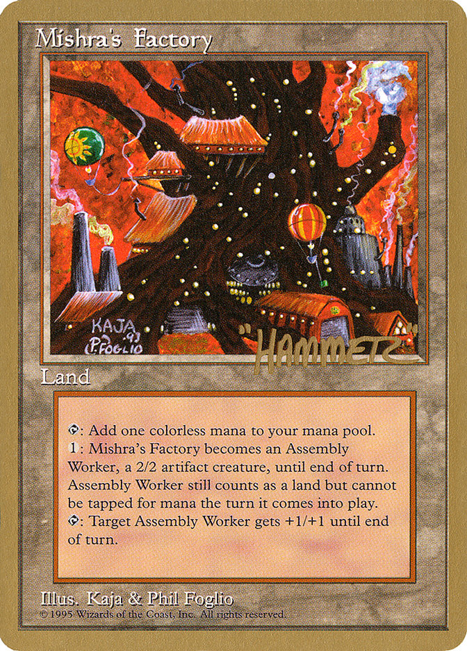Mishra's Factory (Shawn "Hammer" Regnier) [Pro Tour Collector Set] | The CG Realm