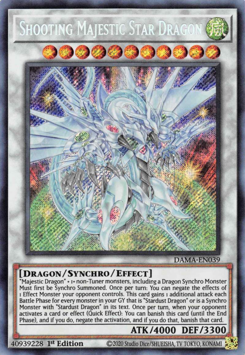 Shooting Majestic Star Dragon [DAMA-EN039] Starlight Rare | The CG Realm