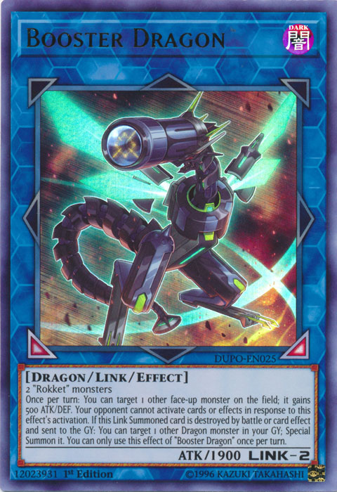 Booster Dragon [DUPO-EN025] Ultra Rare | The CG Realm