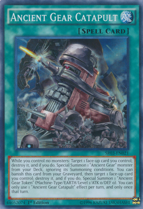 Ancient Gear Catapult [SR03-EN021] Super Rare | The CG Realm