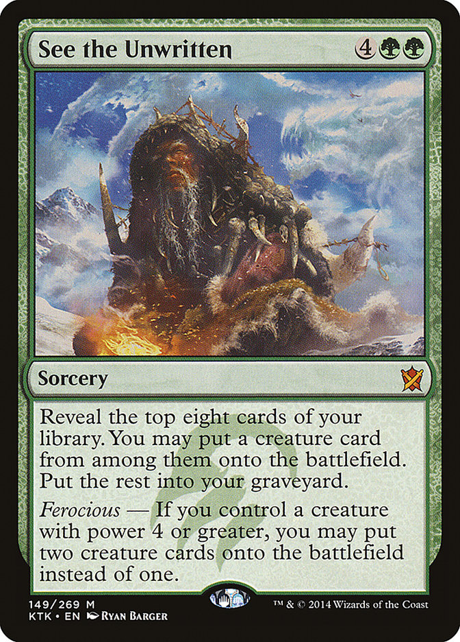 See the Unwritten [Khans of Tarkir] | The CG Realm