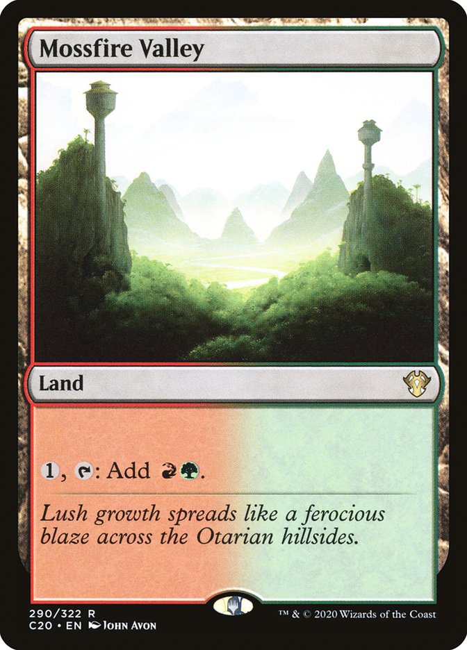 Mossfire Valley [Commander 2020] | The CG Realm