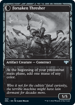 Foreboding Statue (DBL-523) - Innistrad: Double Feature: (Double Faced Transform)