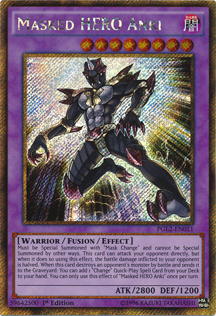 Masked HERO Anki [PGL2-EN011] Gold Secret Rare | The CG Realm