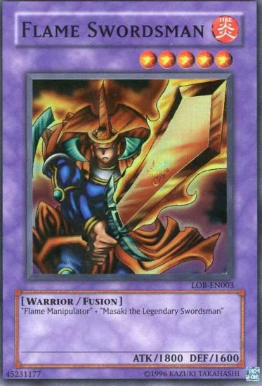 Flame Swordsman [LOB-EN003] Super Rare | The CG Realm