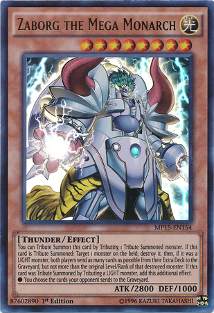 Zaborg the Mega Monarch [MP15-EN154] Ultra Rare | The CG Realm