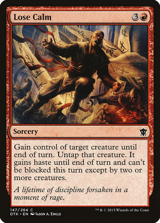 Lose Calm [Dragons of Tarkir] | The CG Realm