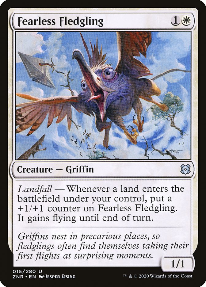 Fearless Fledgling [Zendikar Rising] | The CG Realm