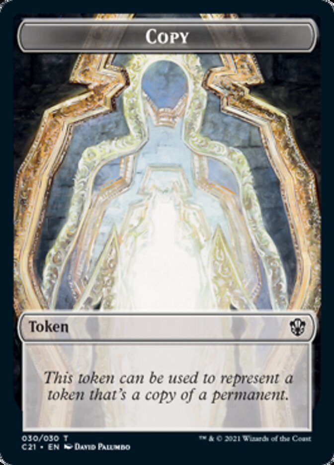 Copy // Construct (030) Double-Sided Token [Commander 2021 Tokens] | The CG Realm