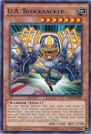 U.A. Blockbacker [SECE-EN088] Rare | The CG Realm