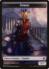 Human Soldier // Zombie Double-Sided Token [Theros Beyond Death Tokens] | The CG Realm