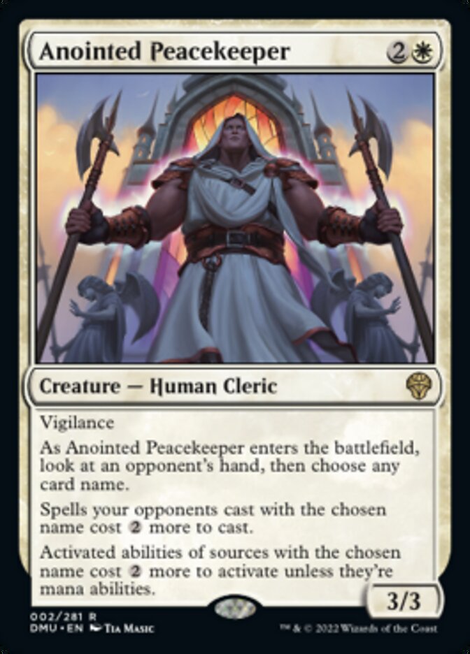 Anointed Peacekeeper [Dominaria United] | The CG Realm