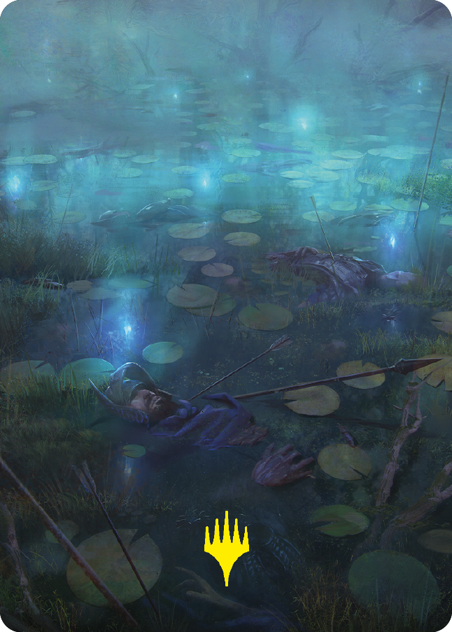 The Dead Marshes Art Card (Gold-Stamped Signature) [The Lord of the Rings: Tales of Middle-earth Art Series] | The CG Realm