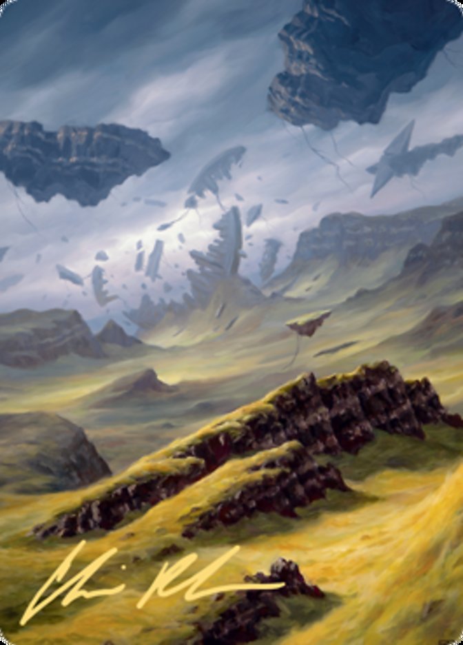 Plains 3 Art Card (Gold-Stamped Signature) [Zendikar Rising Art Series] | The CG Realm