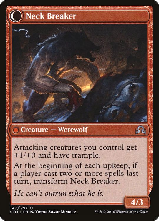 Breakneck Rider (SOI-147) - Shadows over Innistrad: (Double Faced Transform)