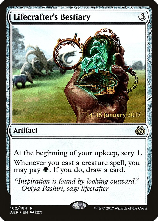 Lifecrafter's Bestiary [Aether Revolt Prerelease Promos] | The CG Realm
