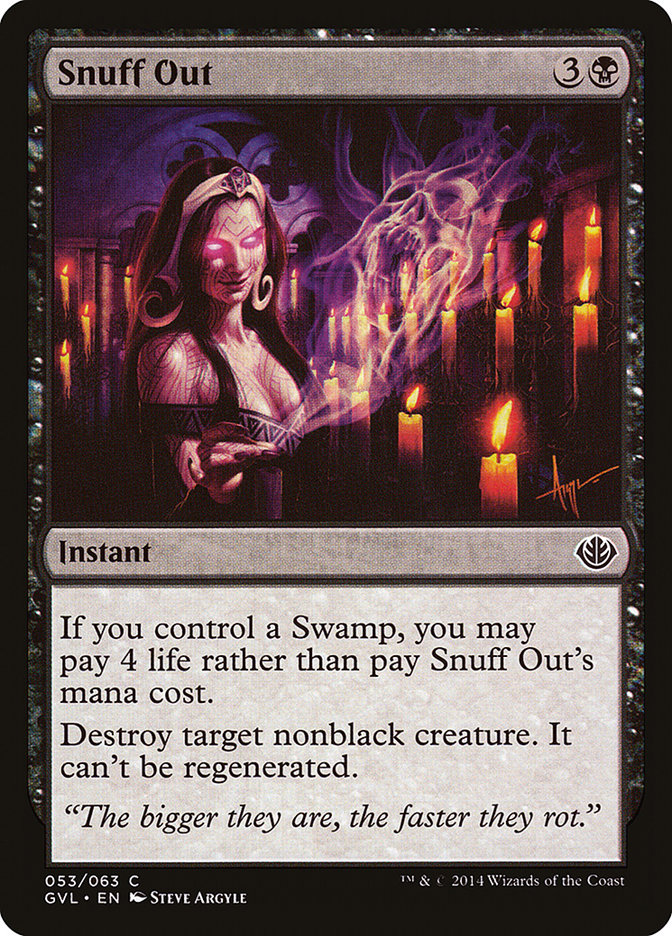 Snuff Out (Garruk vs. Liliana) [Duel Decks Anthology] | The CG Realm