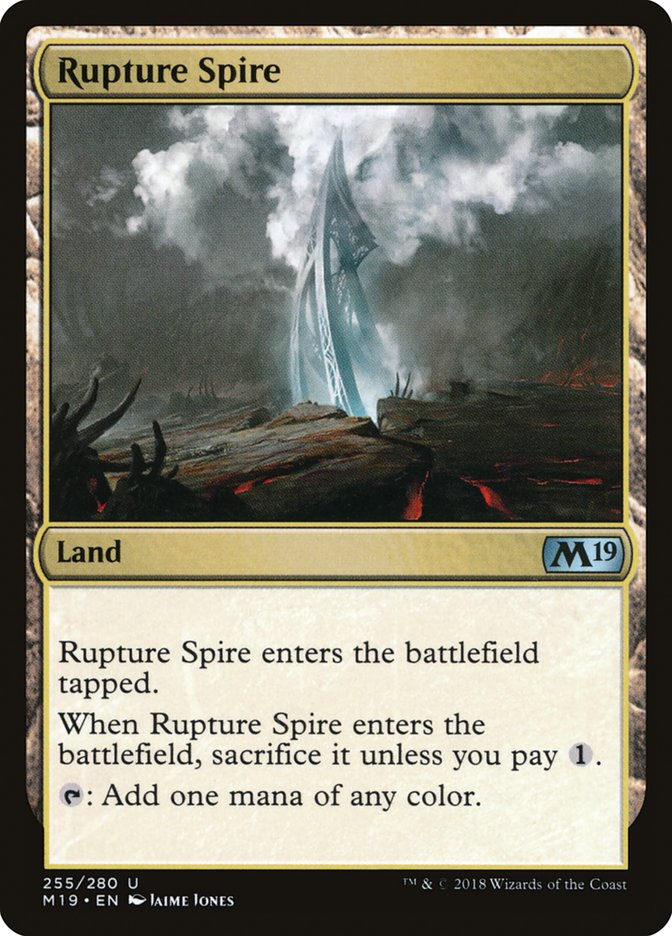 Rupture Spire [Core Set 2019] | The CG Realm
