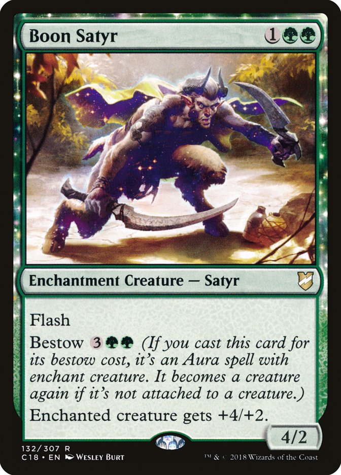 Boon Satyr [Commander 2018] | The CG Realm