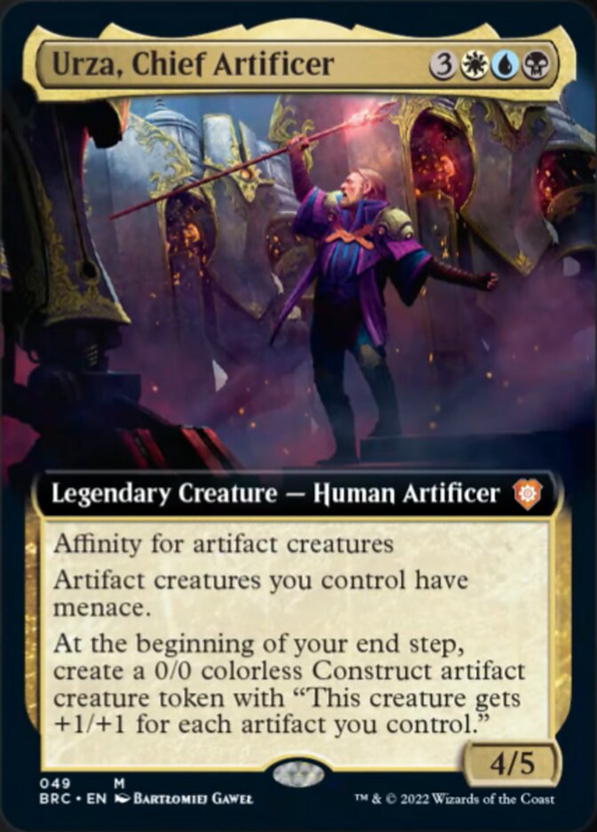 Urza, Chief Artificer (Extended Art) [The Brothers' War Commander] | The CG Realm