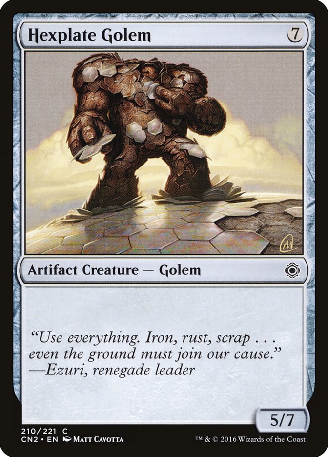 Hexplate Golem [Conspiracy: Take the Crown] | The CG Realm