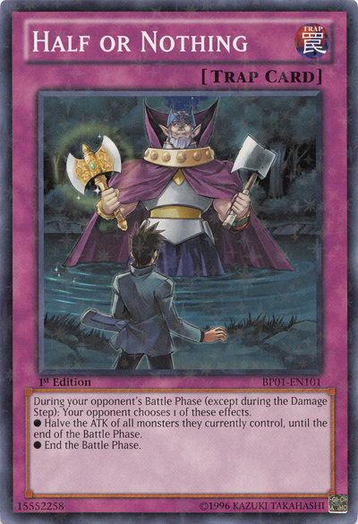Half or Nothing [BP01-EN101] Starfoil Rare | The CG Realm