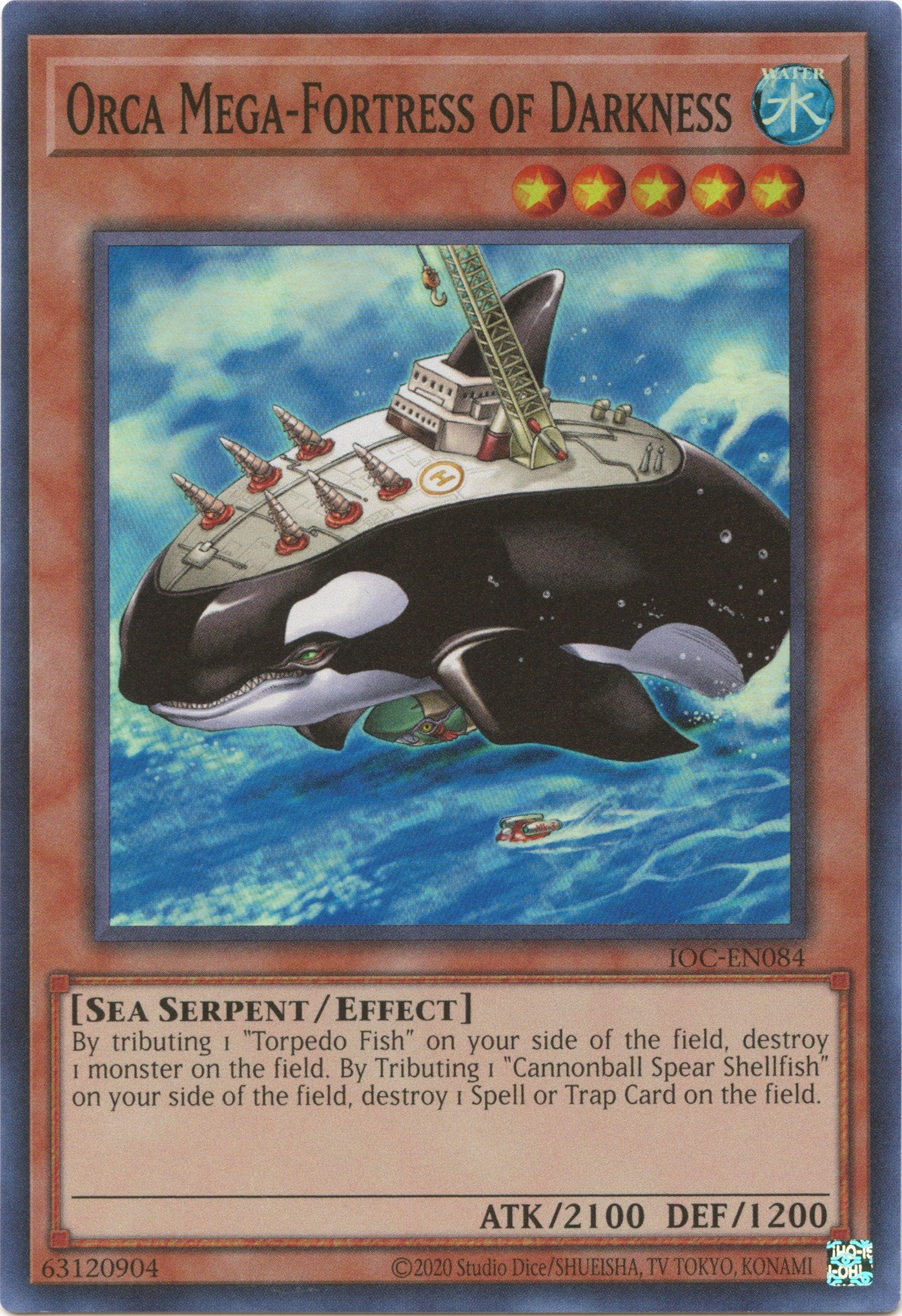 Orca Mega-Fortress of Darkness (25th Anniversary) [IOC-EN084] Super Rare | The CG Realm