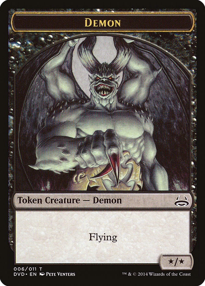Demon Token (Divine vs. Demonic) [Duel Decks Anthology Tokens] | The CG Realm