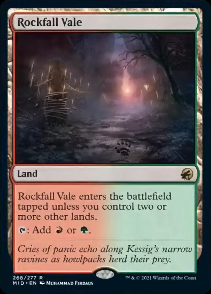 Rockfall Vale [Innistrad: Midnight Hunt] | The CG Realm