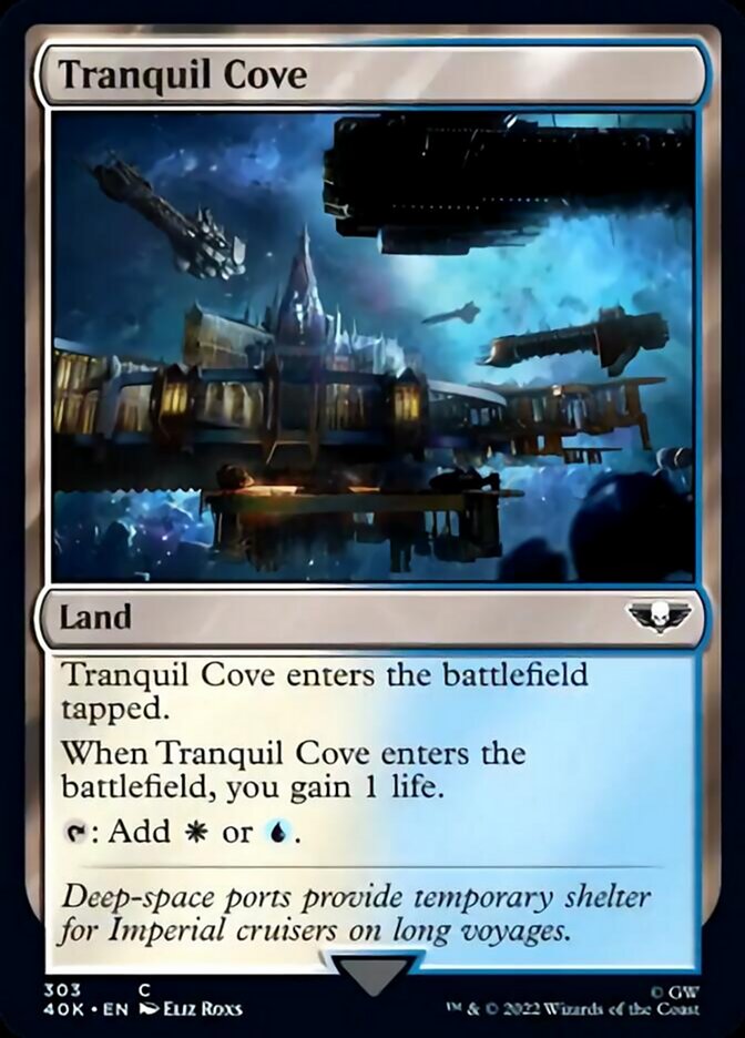 Tranquil Cove (Surge Foil) [Warhammer 40,000] | The CG Realm