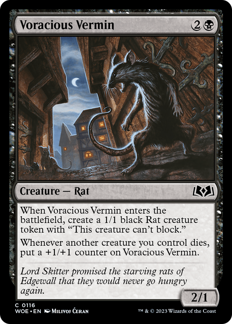 Voracious Vermin [Wilds of Eldraine] | The CG Realm