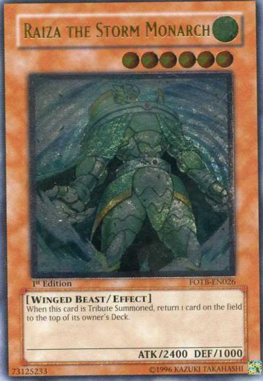 Raiza the Storm Monarch [FOTB-EN026] Ultimate Rare | The CG Realm