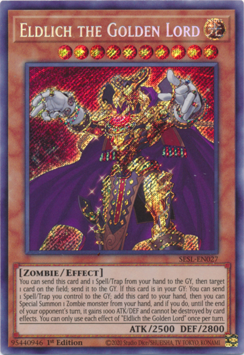 Eldlich the Golden Lord [SESL-EN027] Secret Rare | The CG Realm