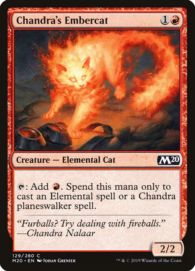 Chandra's Embercat [Core Set 2020] | The CG Realm