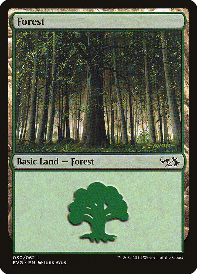 Forest (30) (Elves vs. Goblins) [Duel Decks Anthology] | The CG Realm
