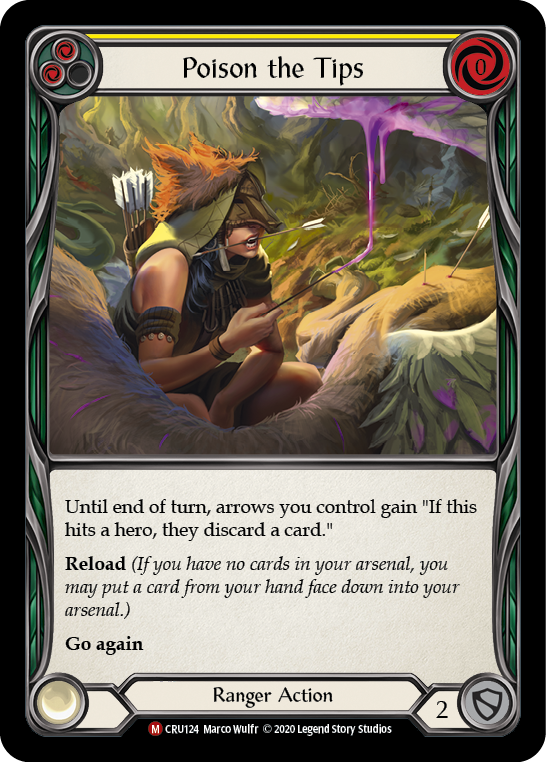 Poison the Tips [CRU124] (Crucible of War)  1st Edition Normal | The CG Realm
