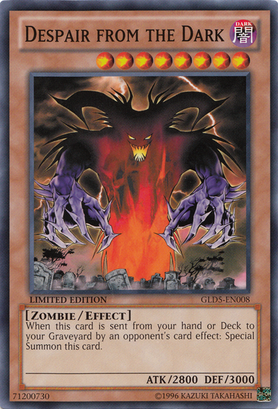 Despair from the Dark [GLD5-EN008] Common | The CG Realm