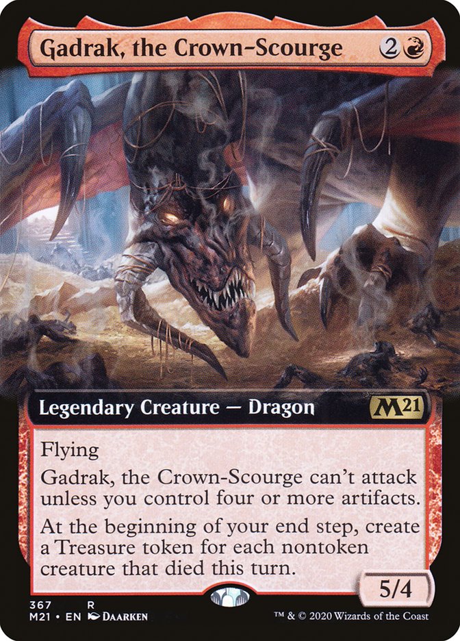 Gadrak, the Crown-Scourge (Extended Art) [Core Set 2021] | The CG Realm
