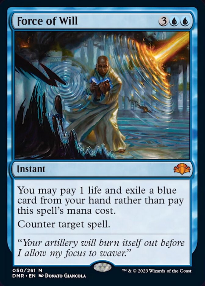 Force of Will [Dominaria Remastered] | The CG Realm