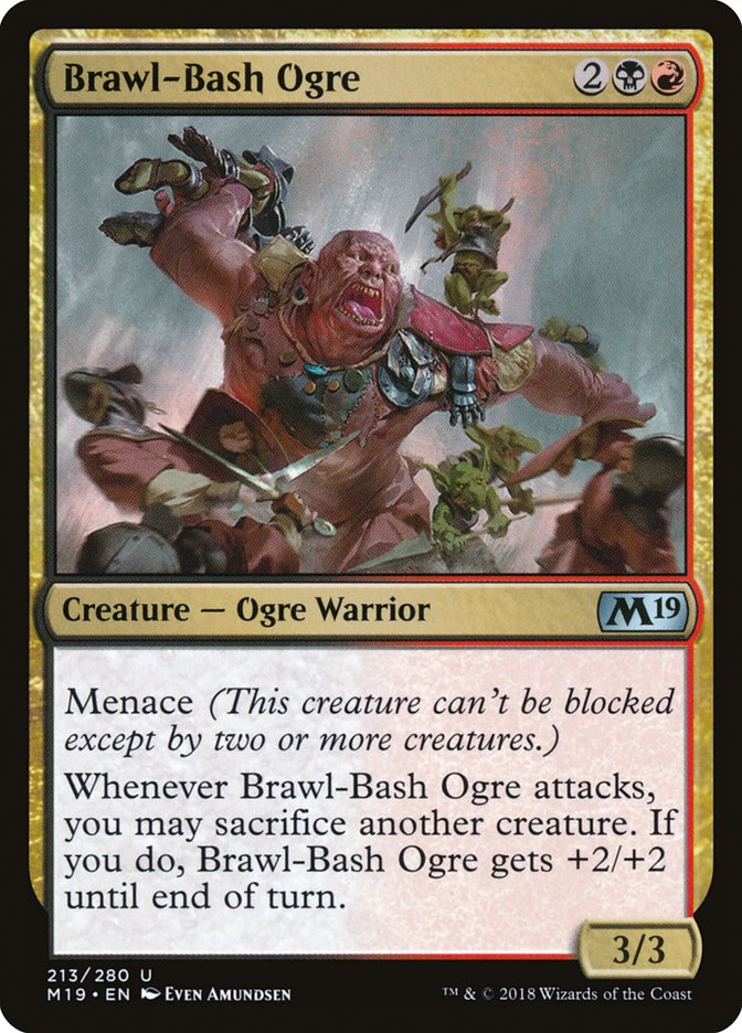 Brawl-Bash Ogre [Core Set 2019] | The CG Realm