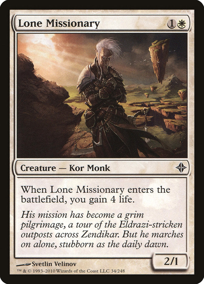 Lone Missionary [Rise of the Eldrazi] | The CG Realm