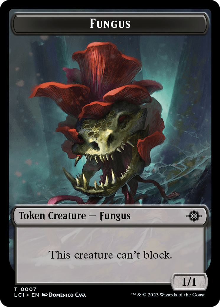 Fungus Token [The Lost Caverns of Ixalan Tokens] | The CG Realm