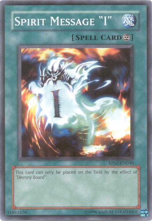 Spirit Message "I" [RP02-EN046] Common | The CG Realm