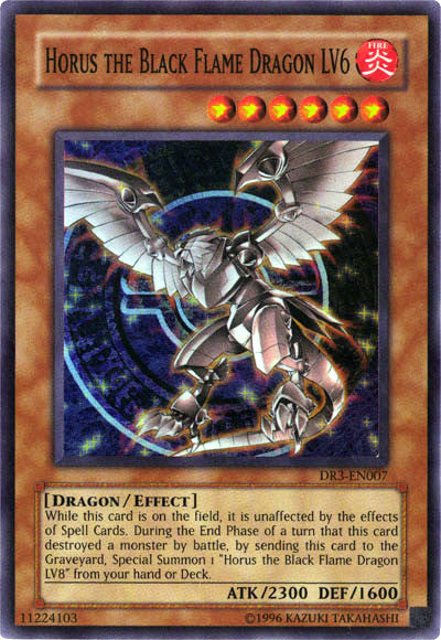 Horus the Black Flame Dragon LV6 [DR3-EN007] Super Rare | The CG Realm