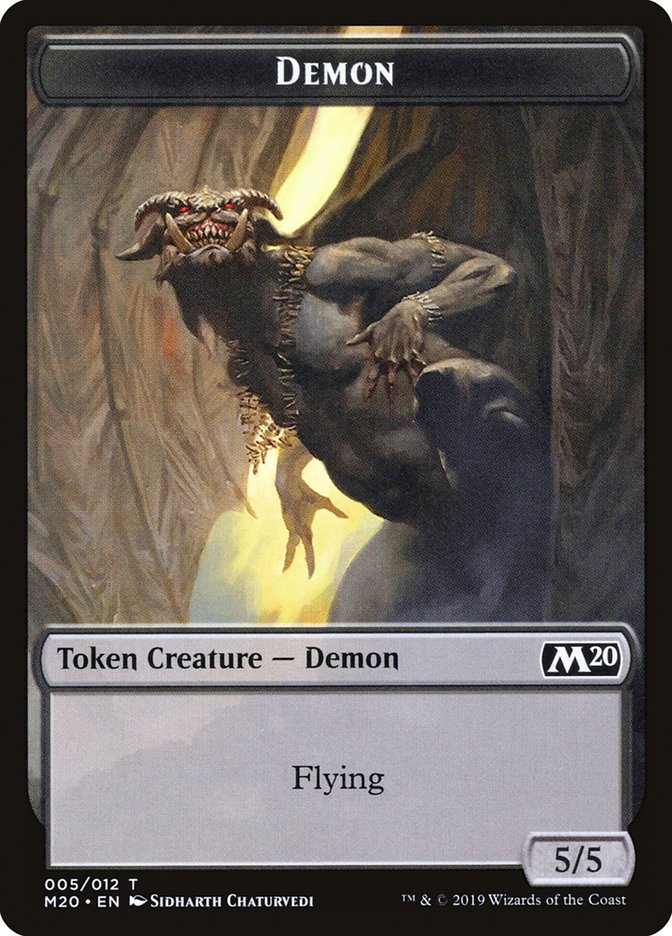 Demon Token [Core Set 2020 Tokens] | The CG Realm