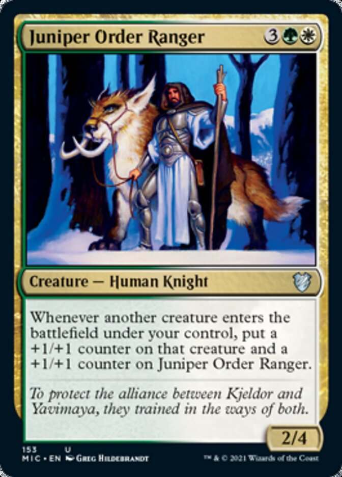 Juniper Order Ranger [Innistrad: Midnight Hunt Commander] | The CG Realm